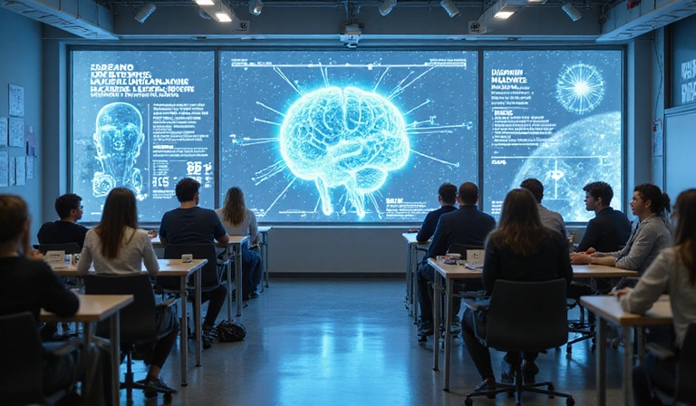 Future of AI education concept