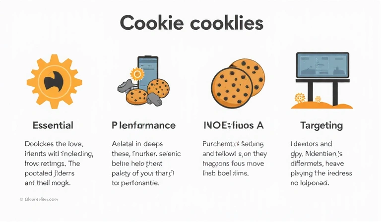 Types of cookies used on websites